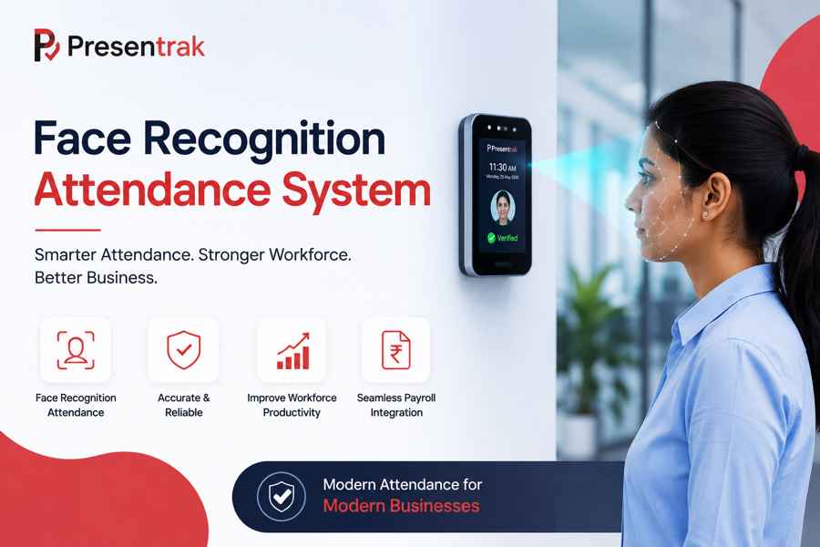 Employee attendance software dashboard showing attendance reports